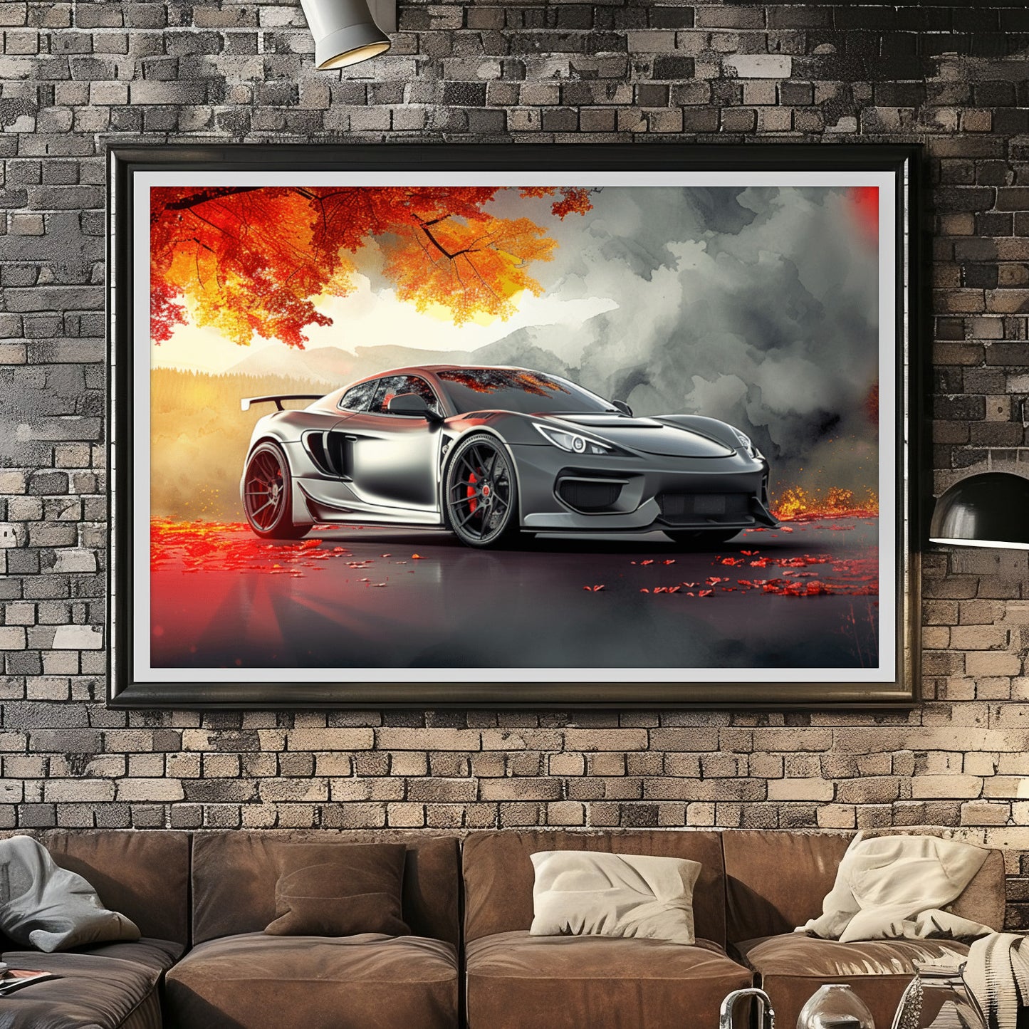 Supercar Sports Car Poster Art Print | Customizable