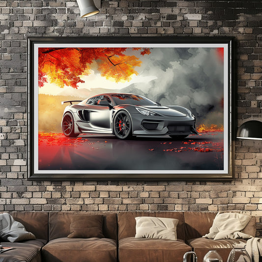 Supercar Sports Car Poster Art Print