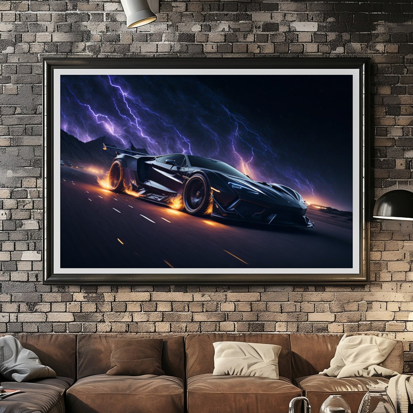 Supercar Sports Car Poster Art Print | Customizable