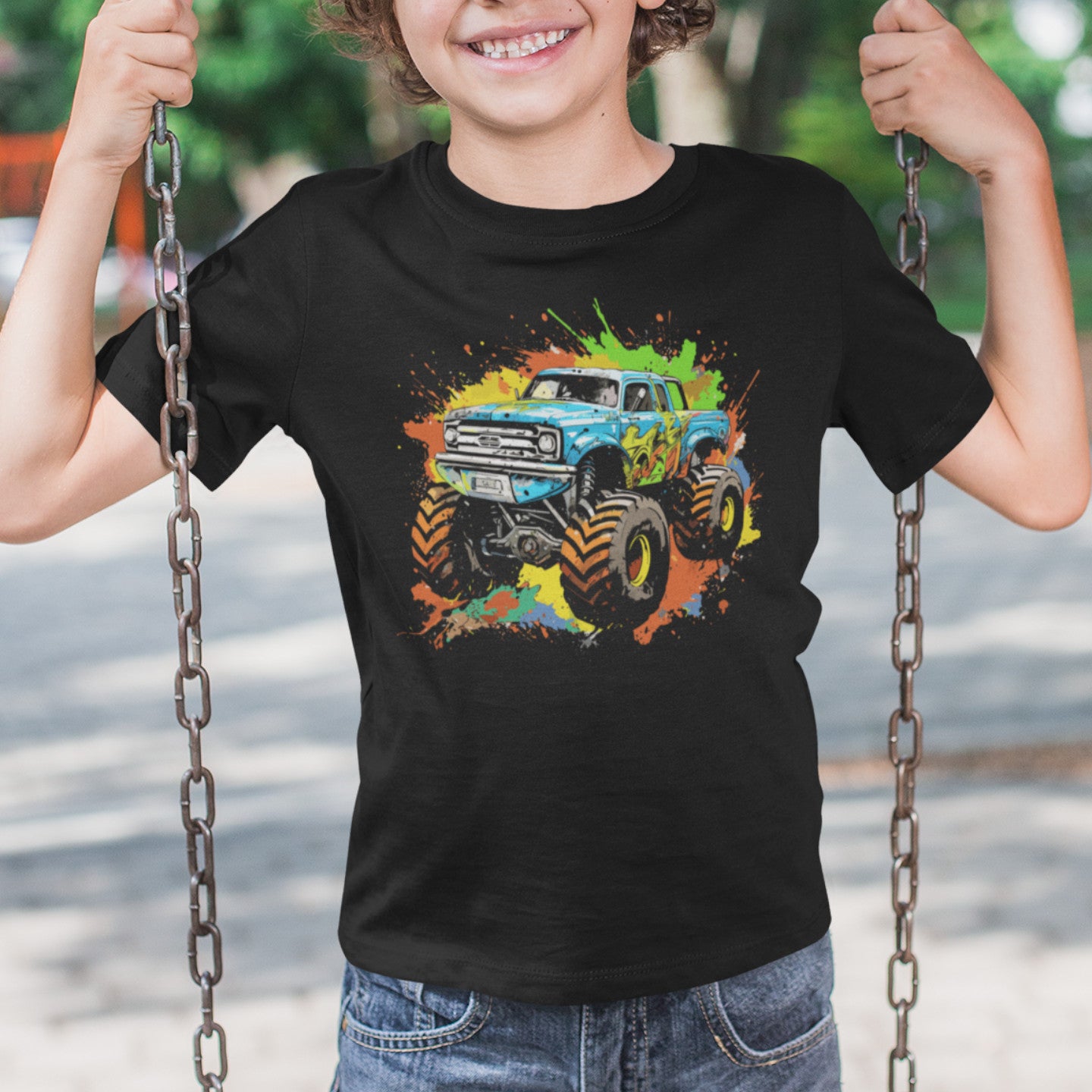 Monster Truck T-Shirt | Youth Boys Kids