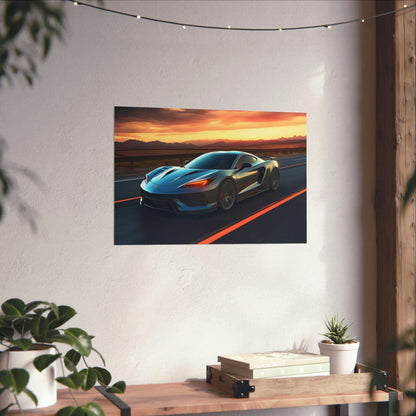 Supercar Sports Car Poster Art Print | Customizable