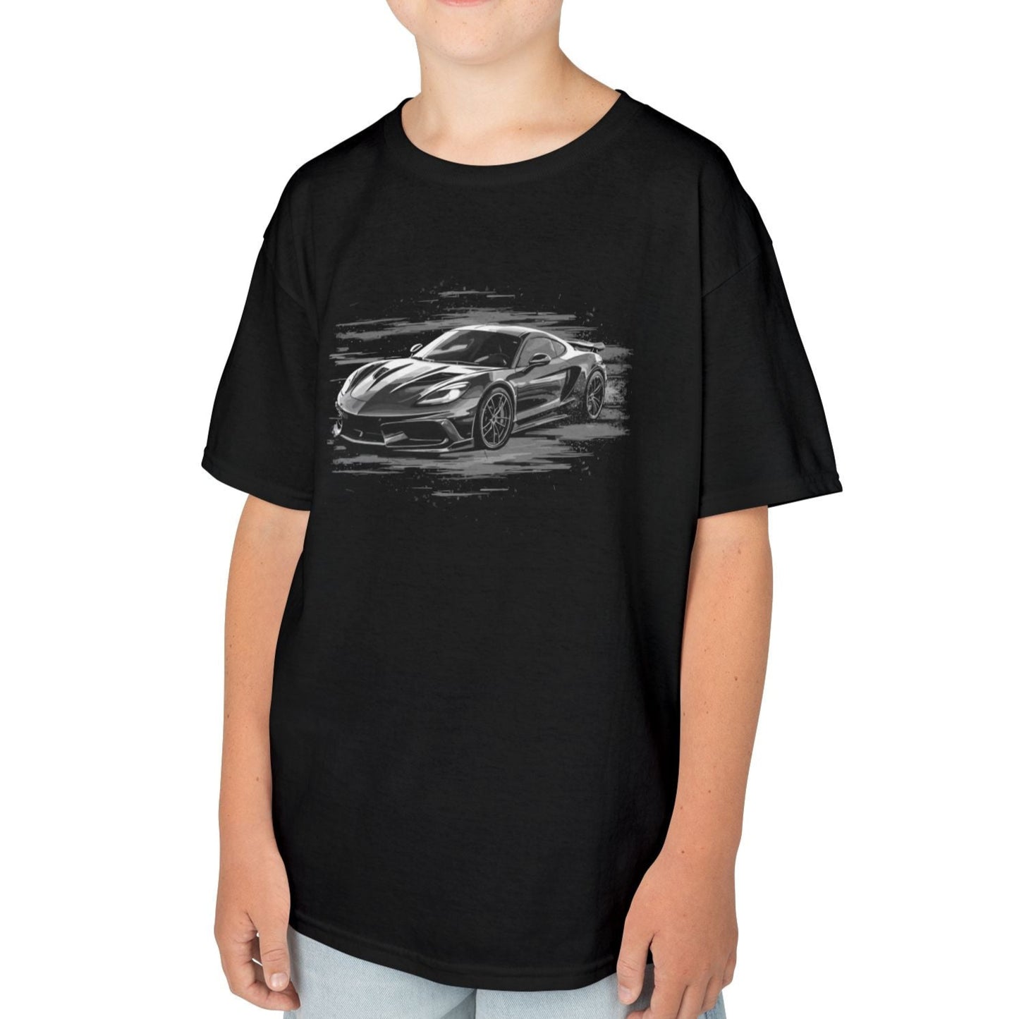 Supercar Sports Car Youth Size Boys T-Shirt