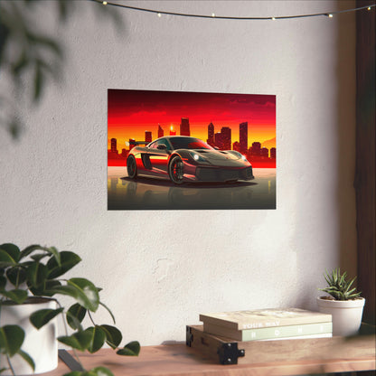 Supercar Sports Car Poster Art Print | Customizable