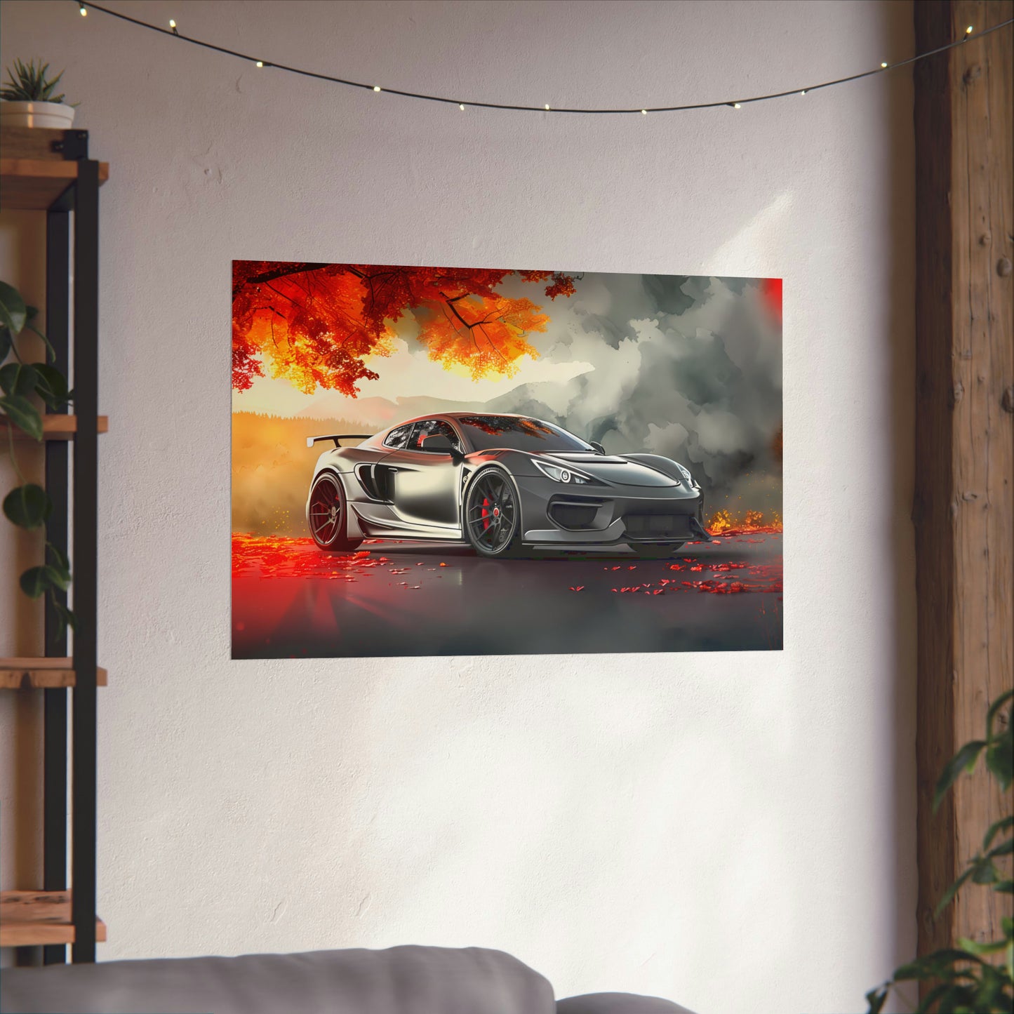 Supercar Sports Car Poster Art Print | Customizable