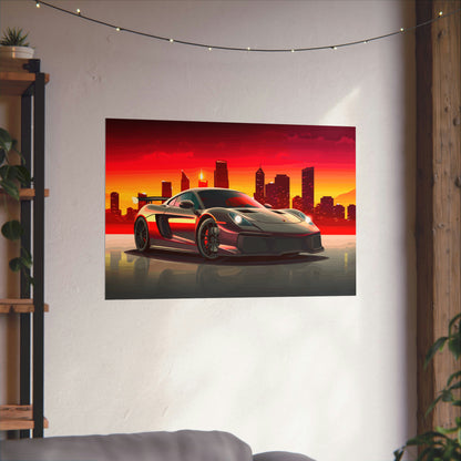 Supercar Sports Car Poster Art Print | Customizable