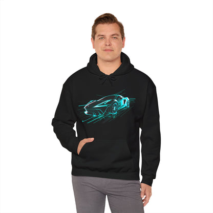 Supercar Sports Car Concept Exotic Luxury Hypercar | Pullover Hoodie Hooded Sweatshirt