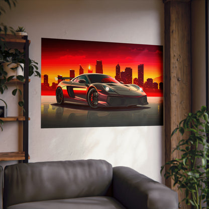 Supercar Sports Car Poster Art Print | Customizable