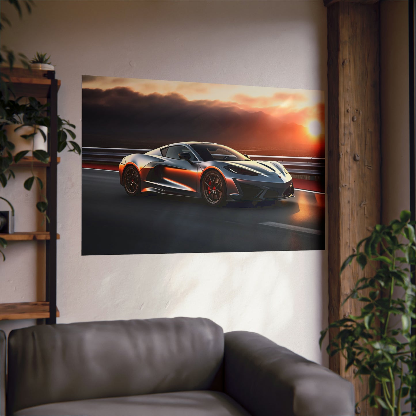 Supercar Sports Car Poster Art Print | Customizable