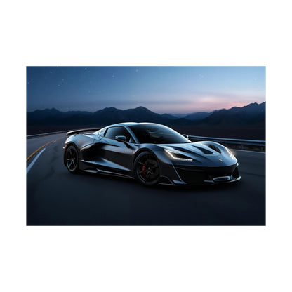 Supercar Sports Car Poster Art Print | Customizable