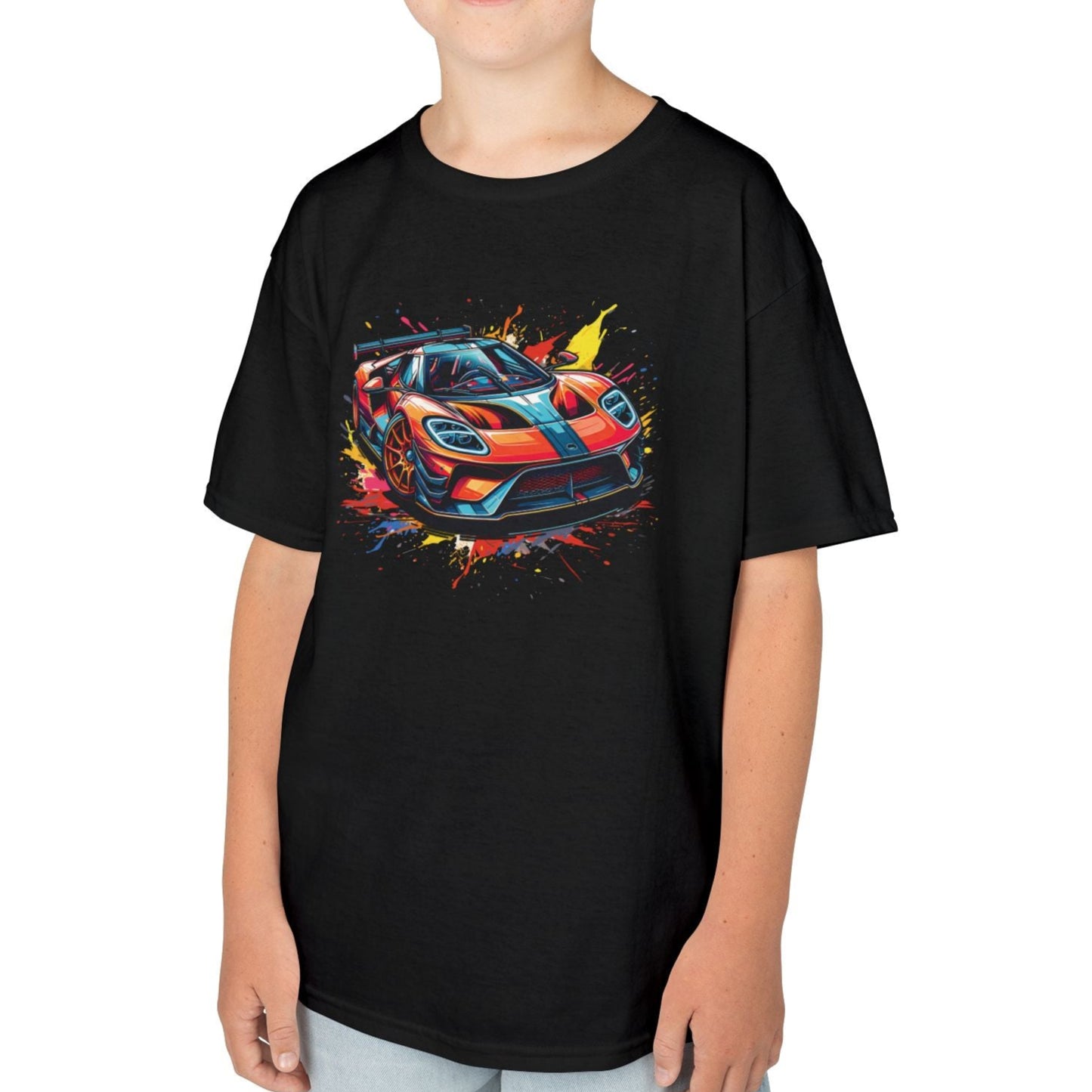Supercar Sports Car Youth Size Boys T-Shirt