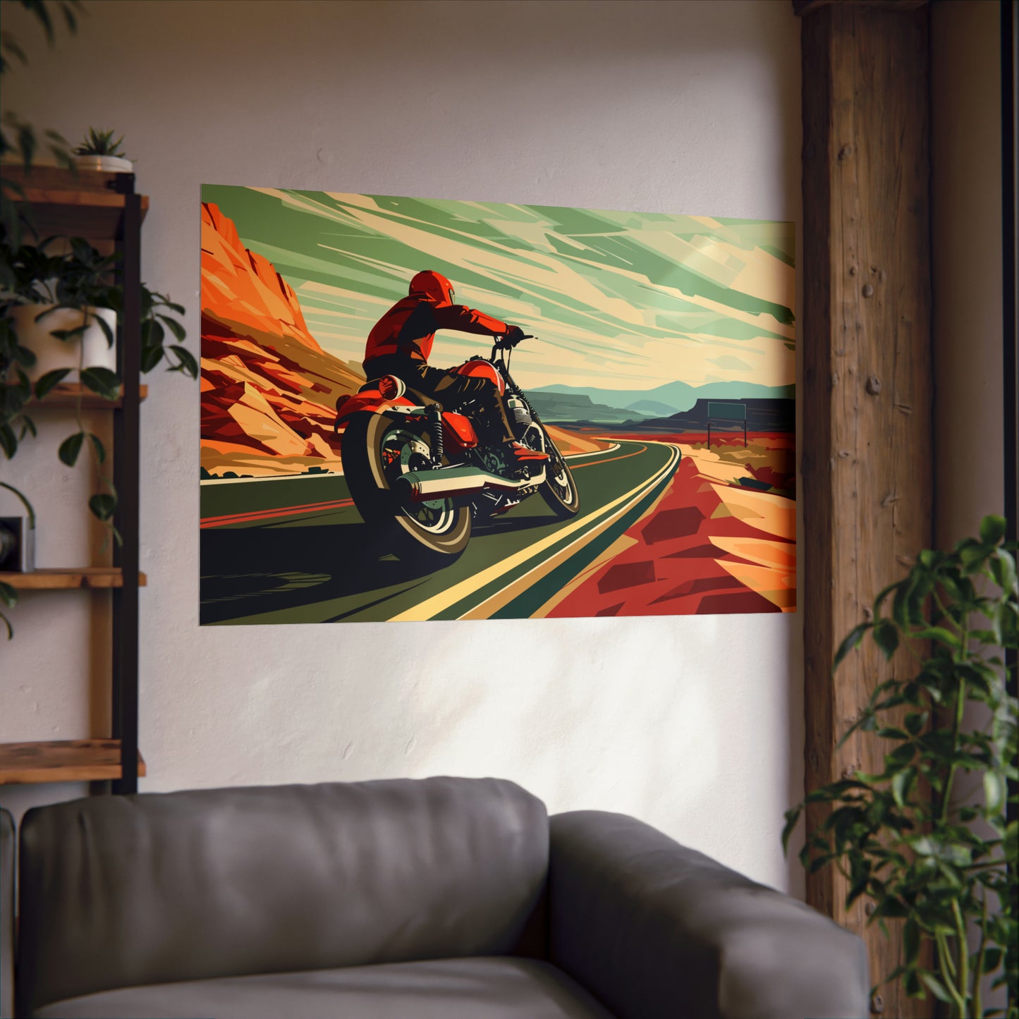 Motorcycle Poster Art Print | Customizable