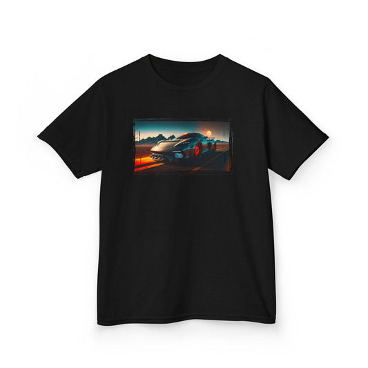 Supercar Sports Car Youth Size Boys T-Shirt