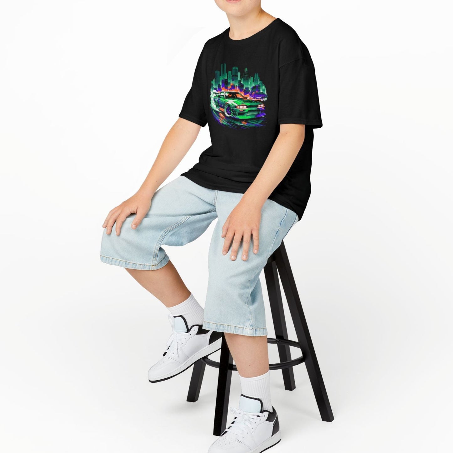 Drift Car Youth Size Boys T-Shirt