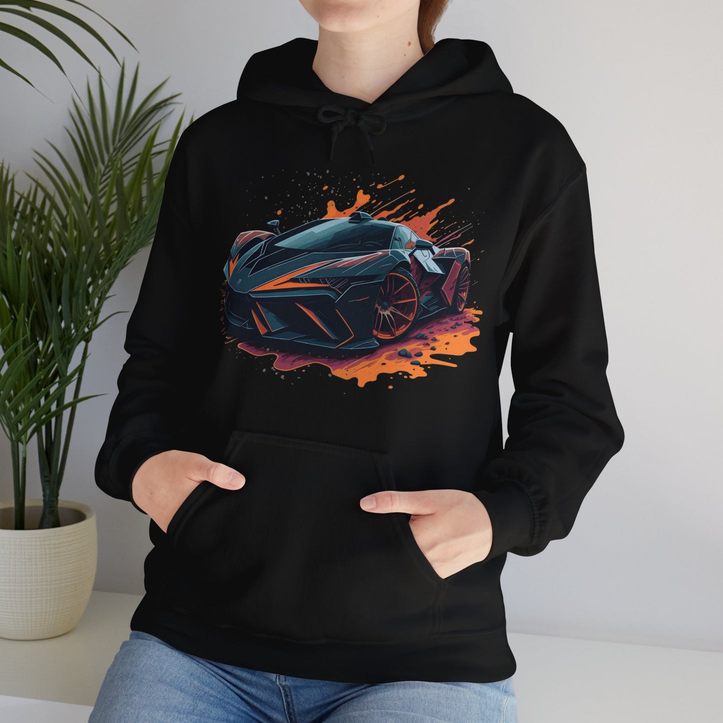 Supercar Sports Car Concept Exotic Luxury Hypercar | Pullover Hoodie Hooded Sweatshirt