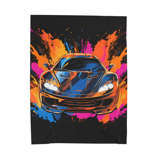 Supercar Sports Car Plush Blanket