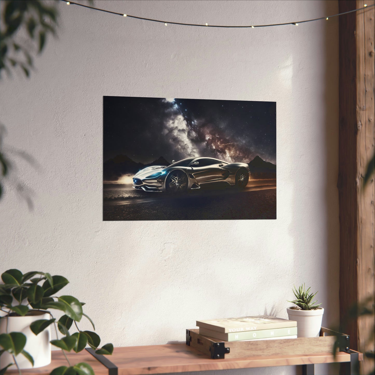 Supercar Sports Car Poster Art Print | Customizable