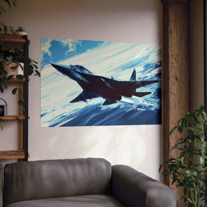 Fighter Jet Plane Art Print Poster | Unframed
