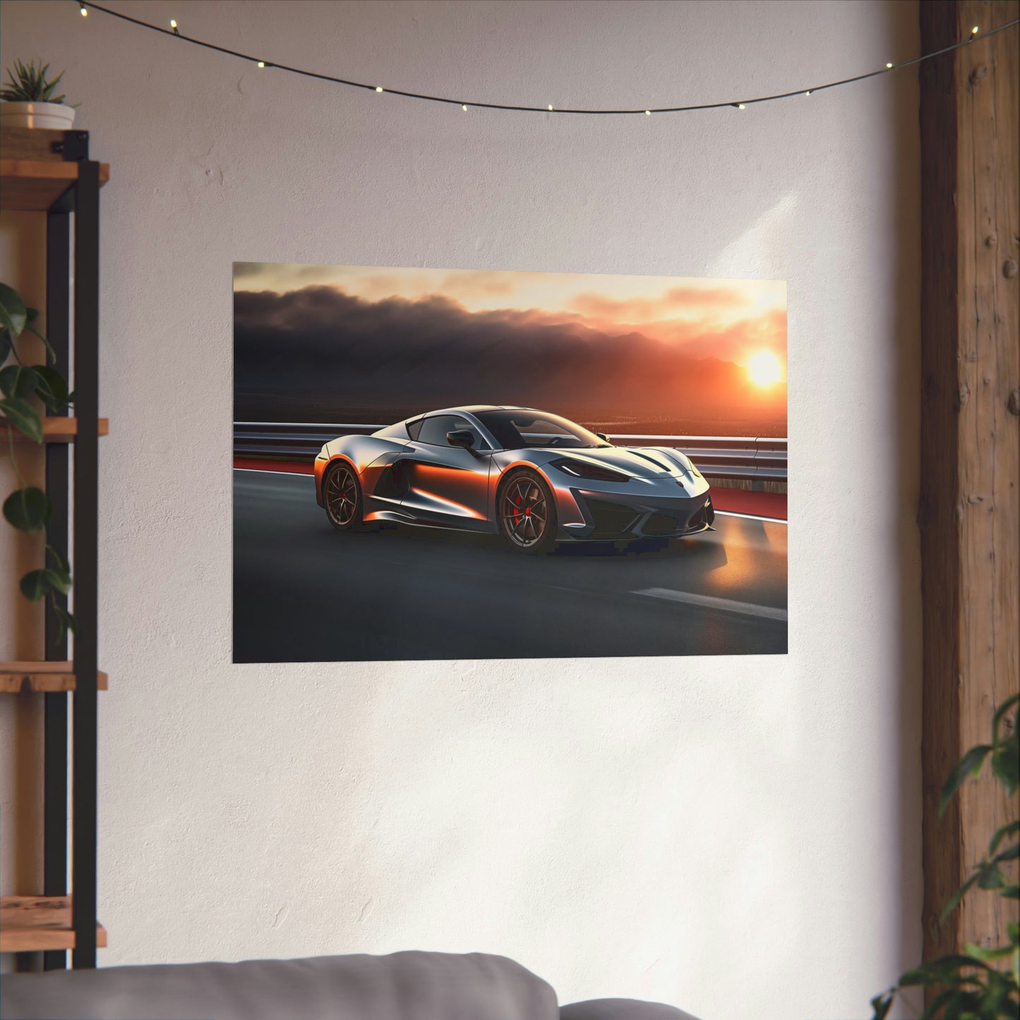 Supercar Sports Car Poster Art Print | Customizable