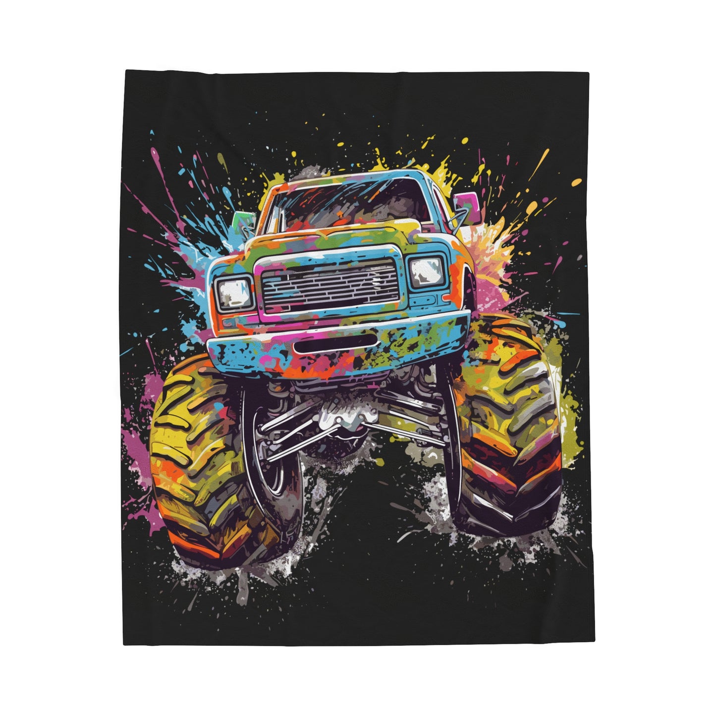 Monster Truck | Plush Blanket