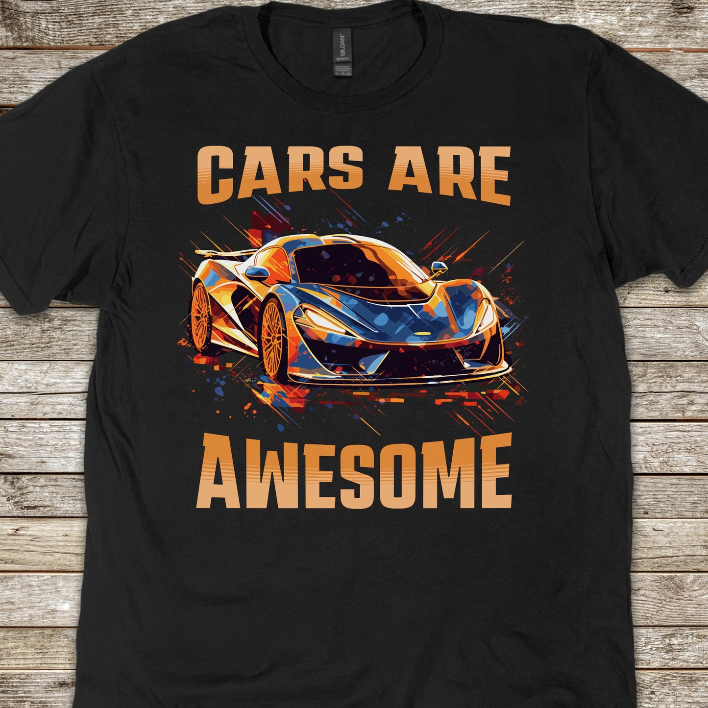 Supercar Sports Car Youth Size Boys T-Shirt