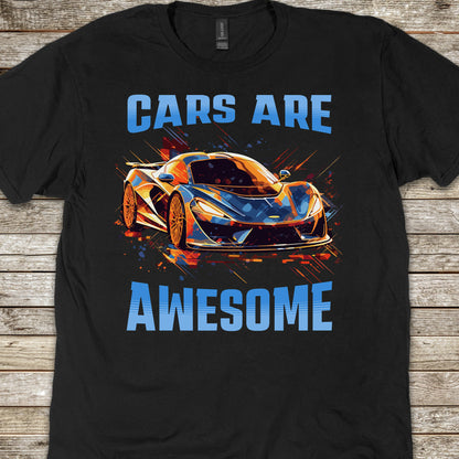 Supercar Sports Car Youth Size Boys T-Shirt
