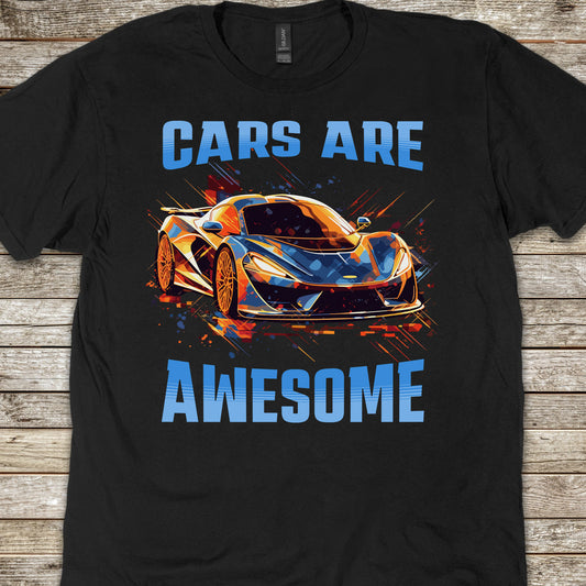 Supercar Sports Car Youth Size Boys T-Shirt