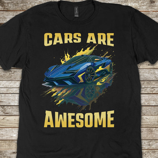 Supercar Sports Car Youth Size Boys T-Shirt