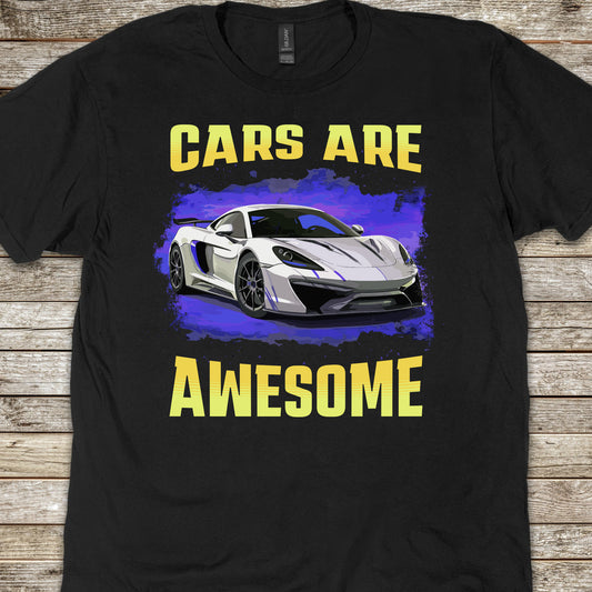 Supercar Sports Car Youth Size Boys T-Shirt
