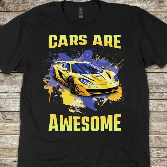 Supercar Sports Car Youth Size Boys T-Shirt