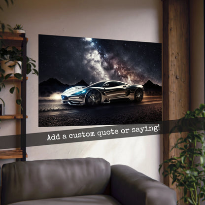 Supercar Sports Car Poster Art Print | Customizable