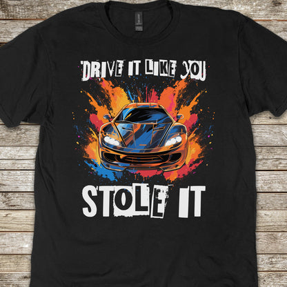 Drive It Like You Stole It Supercar Sports Car Youth Size Boys T-Shirt
