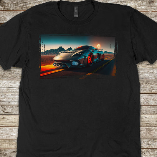 Supercar Sports Car Youth Size Boys T-Shirt
