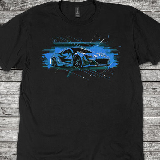Supercar Sports Car Youth Size Boys T-Shirt
