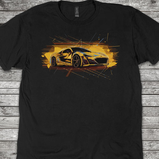 Supercar Sports Car Youth Size Boys T-Shirt