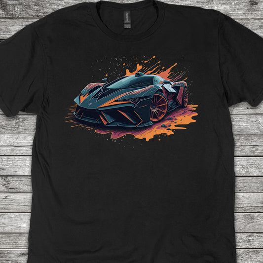 Supercar Sports Car Youth Size Boys T-Shirt