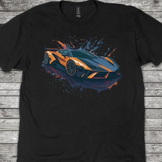 Supercar Sports Car Youth Size Boys T-Shirt