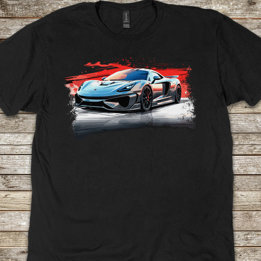 Supercar Sports Car Youth Size Boys T-Shirt