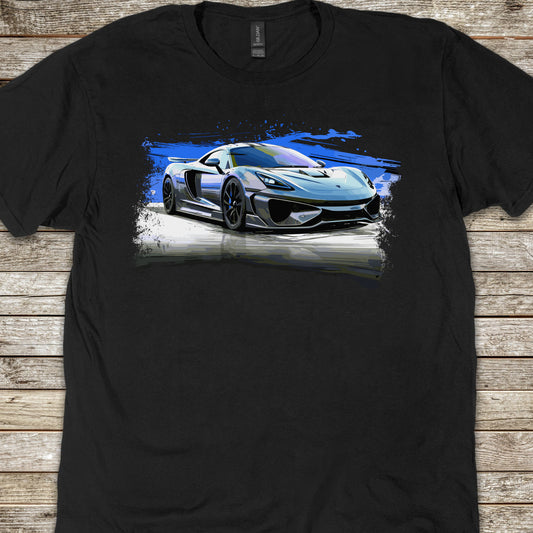 Supercar Sports Car Youth Size Boys T-Shirt