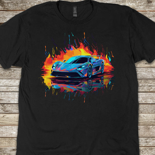 Supercar Sports Car Youth Size Boys T-Shirt