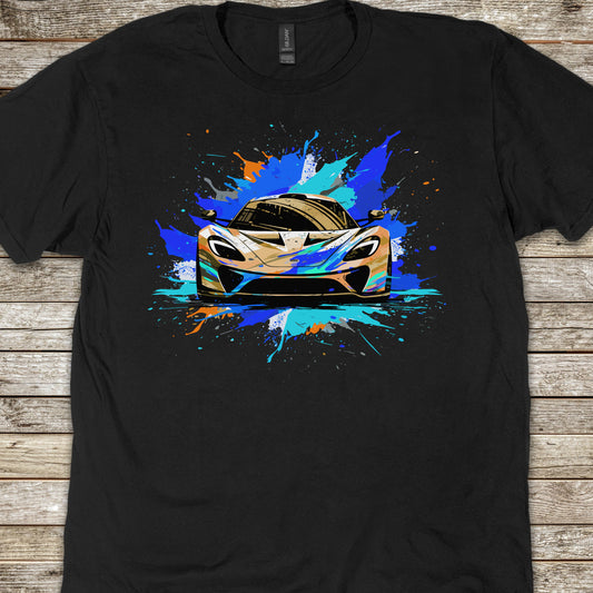 Sports Car Youth Size Boys T-Shirt
