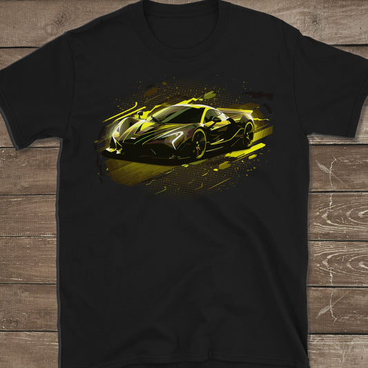 Sports Car Youth Size Boys T-Shirt