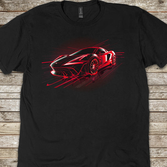 Supercar Sports Car Youth Size Boys T-Shirt