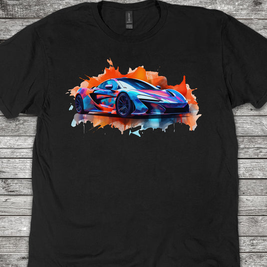 Supercar Sports Car Youth Size Boys T-Shirt