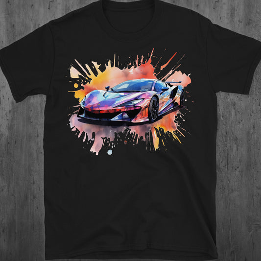 Supercar Sports Car Youth Size Boys T-Shirt
