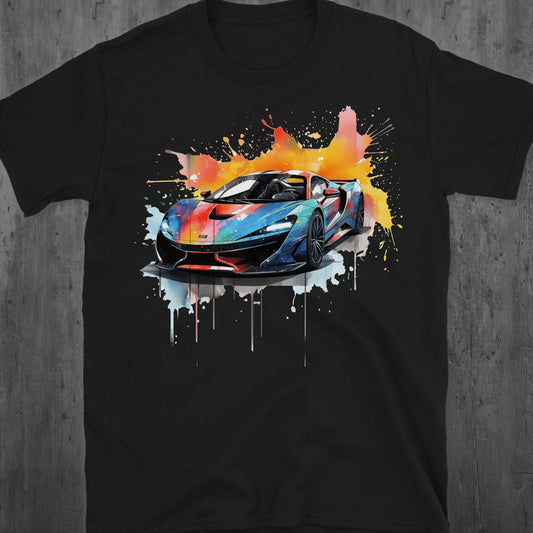 Supercar Sports Car Youth Size Boys T-Shirt