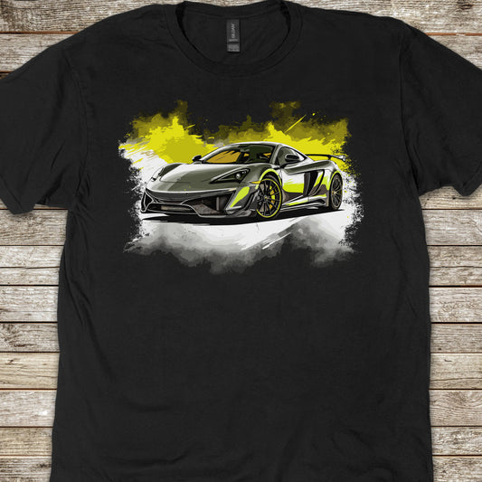 Supercar Sports Car Youth Size Boys T-Shirt