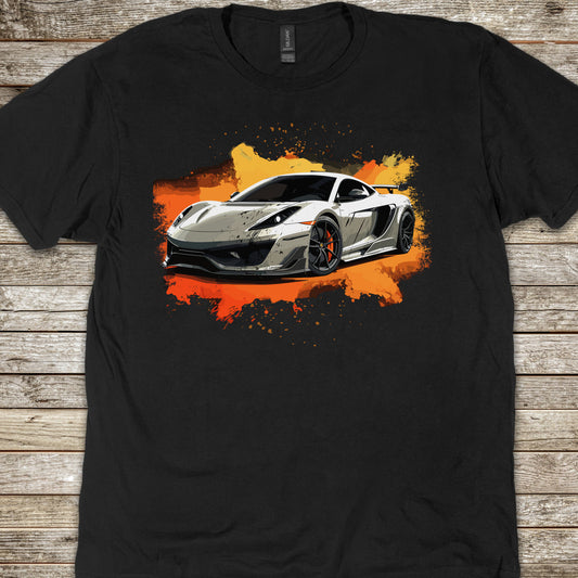 Supercar Sports Car Youth Size Boys T-Shirt