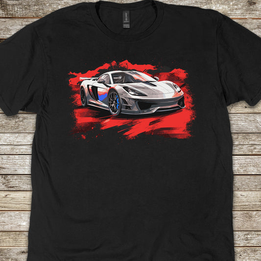 Supercar Sports Car Youth Size Boys T-Shirt