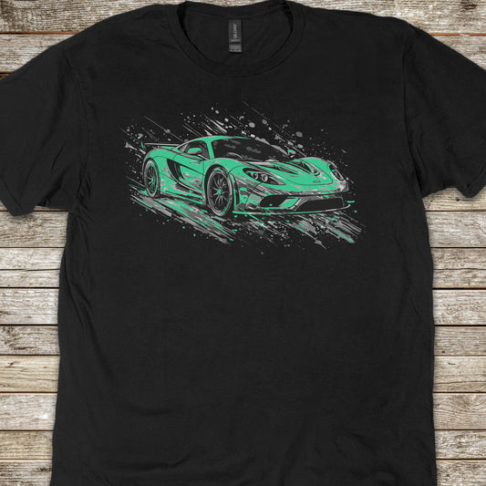 Supercar Sports Car Youth Size Boys T-Shirt