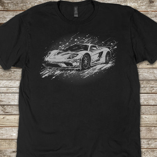 Supercar Sports Car Youth Size Boys T-Shirt